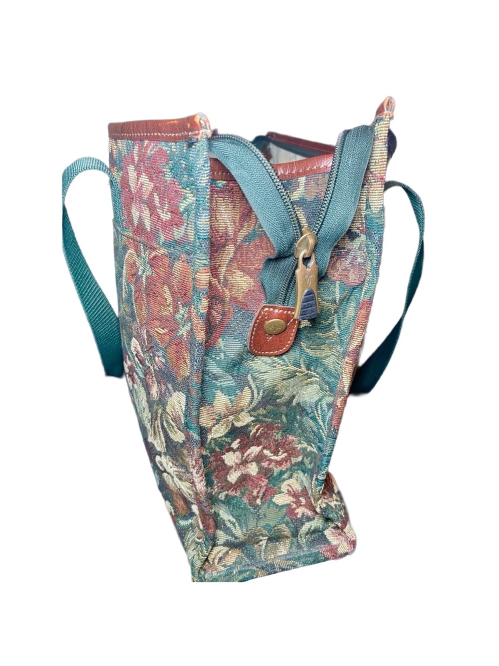Ricardo Beverly Hills Vintage Floral Tote Tapestry, Carry Travel Overnight Bag‎ - Picture 5 of 6